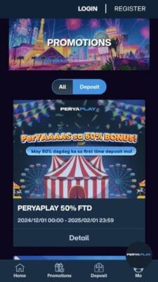 PeryaPlay App Promotions